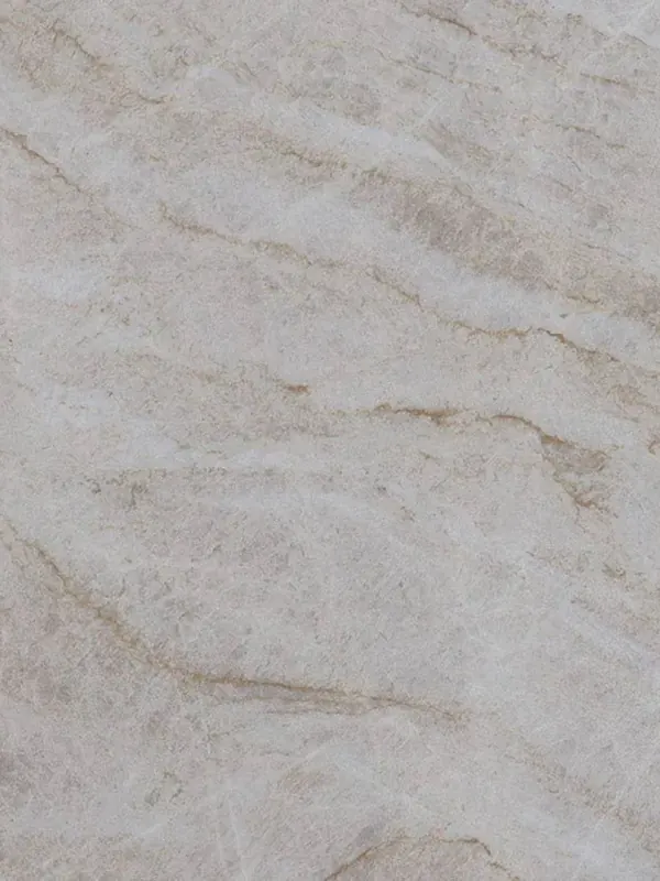 Cuarcita Taj Mahal, crema con vetas doradas suaves