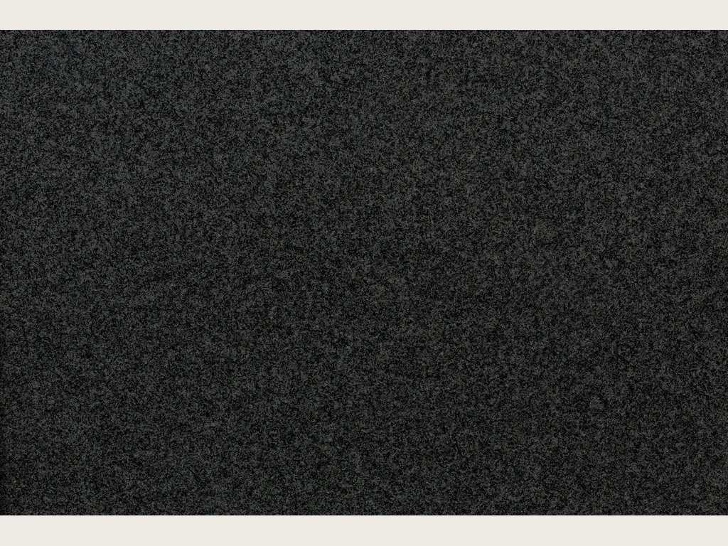 Placa de granito negro Nero Africa: negro grisáceo de grano fino uniforme con leve punteado gris