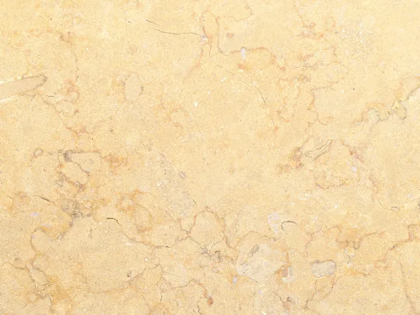 Detalle del Mármol Amarillo Silvia Oro: líneas finas más claras, poco marcadas, sobre fondo mate