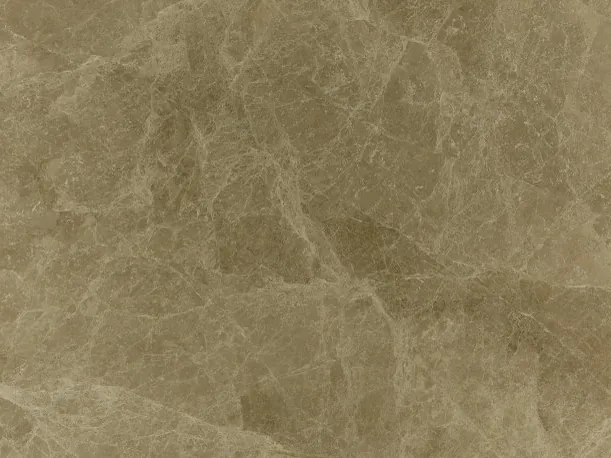 Detalle del Emperador Claro: la red de vetas crema finas sobre el marrón claro