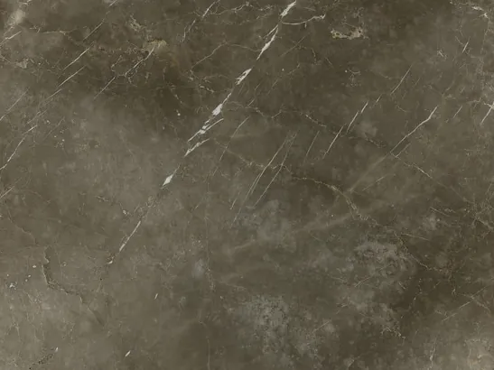 Detalle del Gris Collemandina: vetas blancas muy finas sobre el gris pardo nublado pulido